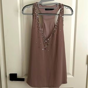 Purple bke tank top